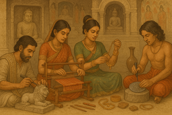Maurya and Gupta Periods art work