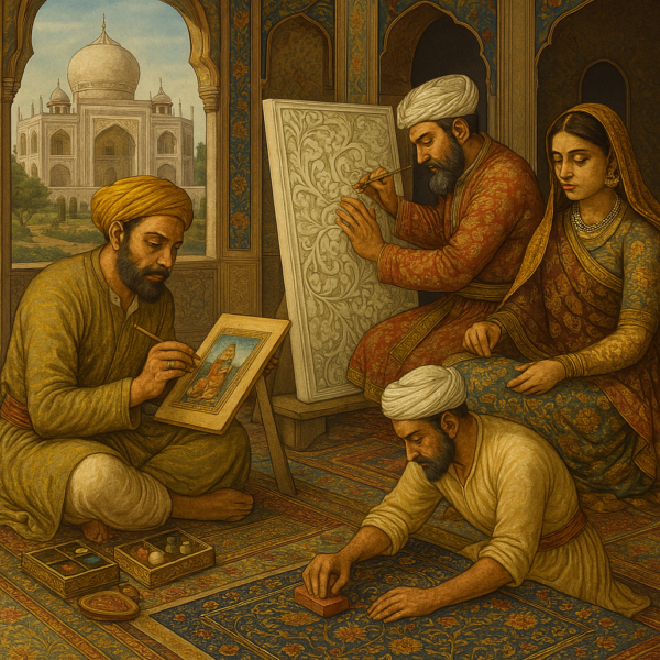 Mughal Influence art work