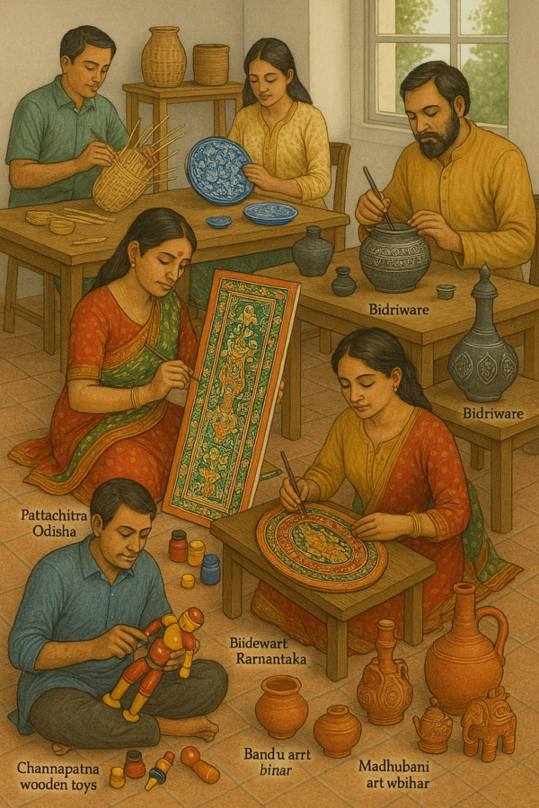 modern days art and handicraft work