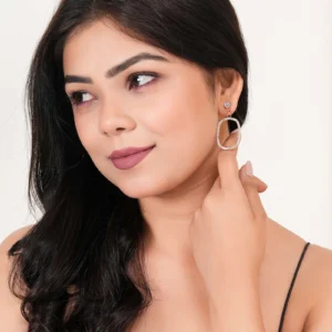 Women’s Rose Gold Color Danglers Earrings for Women Party Wear