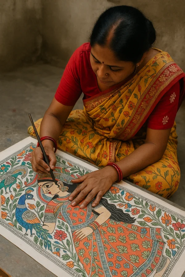 Unveiling the Craft The Story Behind Madhubani Art_Image_3